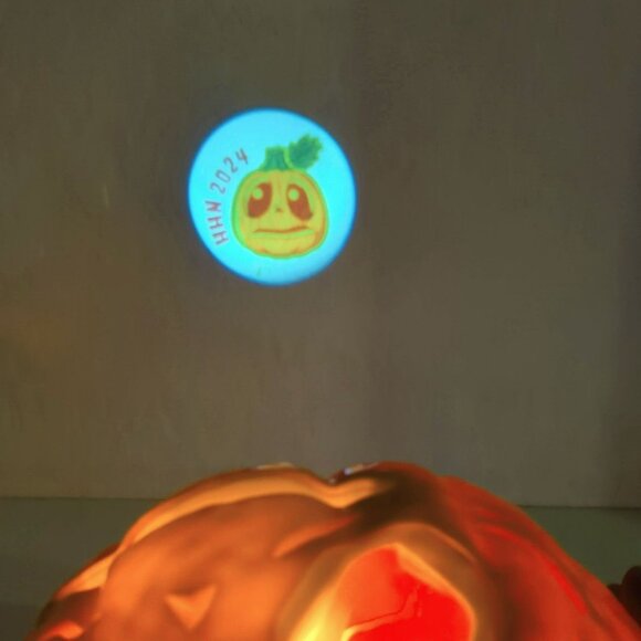 Universal Studios Halloween Horror Nights 2024 Lil' Boo Popcorn Bucket Lights Up - Picture 5 of 5